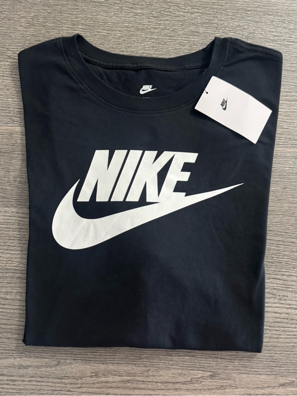 Nike Sportswear Men’s Icon Futura Short Sleeve T-Shirt Black Size XXL